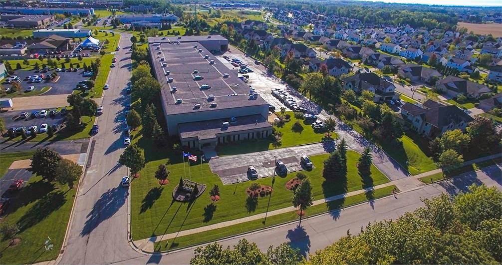 Aerial View of RAM Tool Headquarters in Grafton, WI